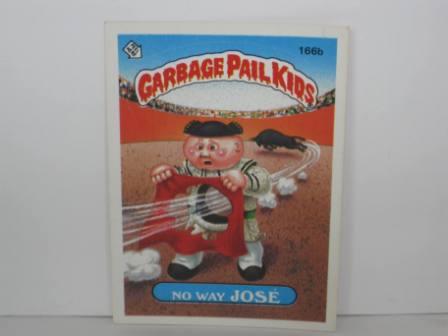 166b No Way JOSE' 1986 Topps Garbage Pail Kids Card